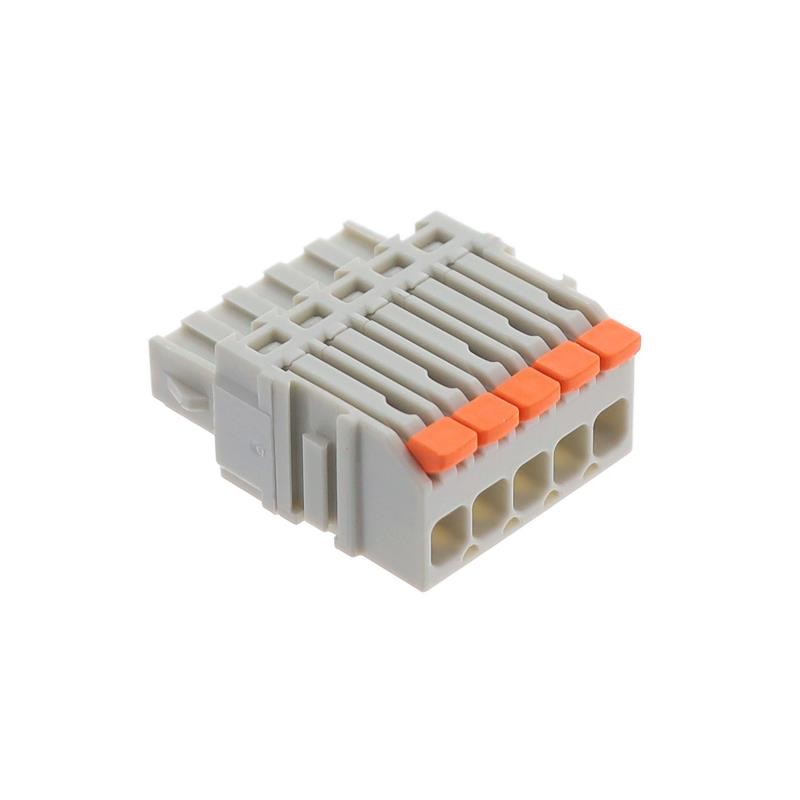 1 pcs : 2734-1105/327-000 - TERM BLOCK PLUG 5POS LEVER 14-26