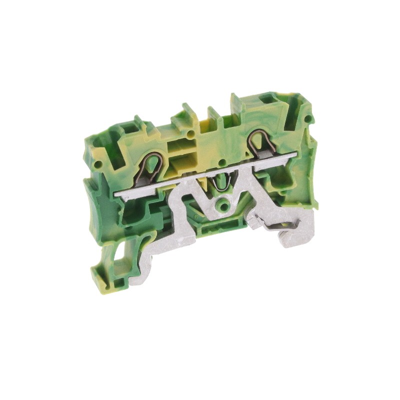 1 pcs : 2004-1207 - 2-CONDUCTOR GROUND TERMINAL BLOC