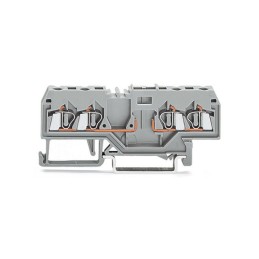 1 pcs : 280-816 - 4-CONDUCTOR CARRIER TERMINAL BLO