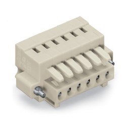 1 pcs : 734-105/107-000 - 1-CONDUCTOR FEMALE PLUG 100% PR