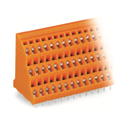 1 pcs : 737-404 - TRIPLE-DECK PCB TERMINAL BLOCK