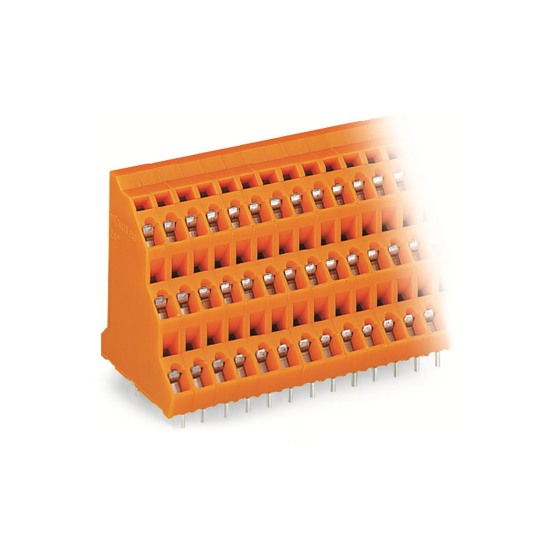 1 pcs : 737-404 - TRIPLE-DECK PCB TERMINAL BLOCK