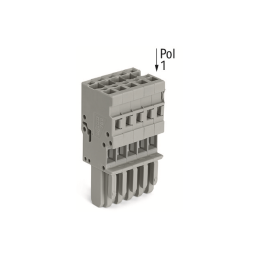 1 pcs : 769-103 - 1-CONDUCTOR FEMALE PLUG 4 MM 3