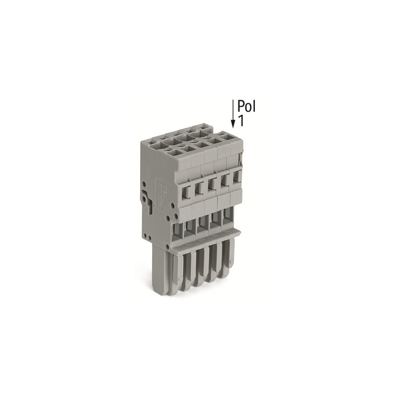 1 pcs : 769-103 - 1-CONDUCTOR FEMALE PLUG 4 MM 3