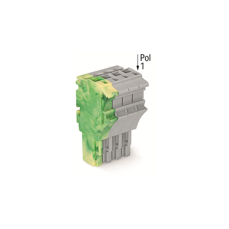 1 pcs : 2022-104/000-037 - 1-CONDUCTOR FEMALE PLUG 2.5 MM