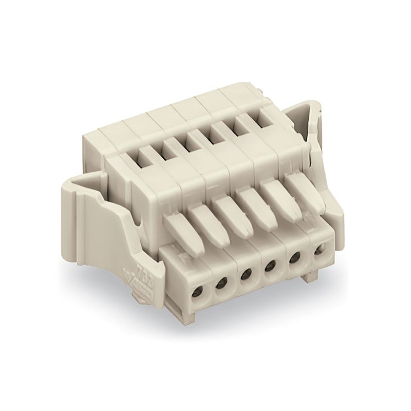 1 pcs : 733-106/037-000 - 1-CONDUCTOR FEMALE PLUG 100% PR