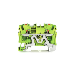 1 pcs : 2204-1207 - 2-CONDUCTOR GROUND TERMINAL BLOC