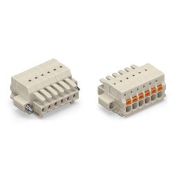 1 pcs : 2734-105/107-000 - PLUG FEMALE THREADED 5POS