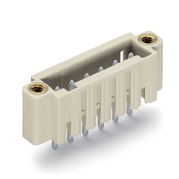 1 pcs : 734-144/108-000 - HEADER MALE VERT W/THREAD 14POS