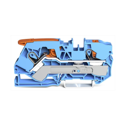 1 pcs : 2110-5204 - 2-CONDUCTOR THROUGH TERMINAL BLO