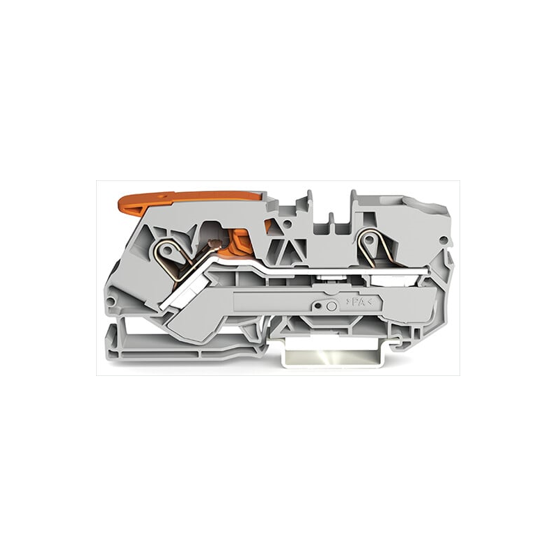 1 pcs : 2110-1201 - 2-CONDUCTOR THROUGH TERMINAL BLO