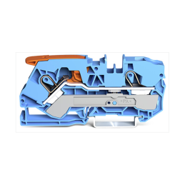 1 pcs : 2110-1204 - 2-CONDUCTOR THROUGH TERMINAL BLO