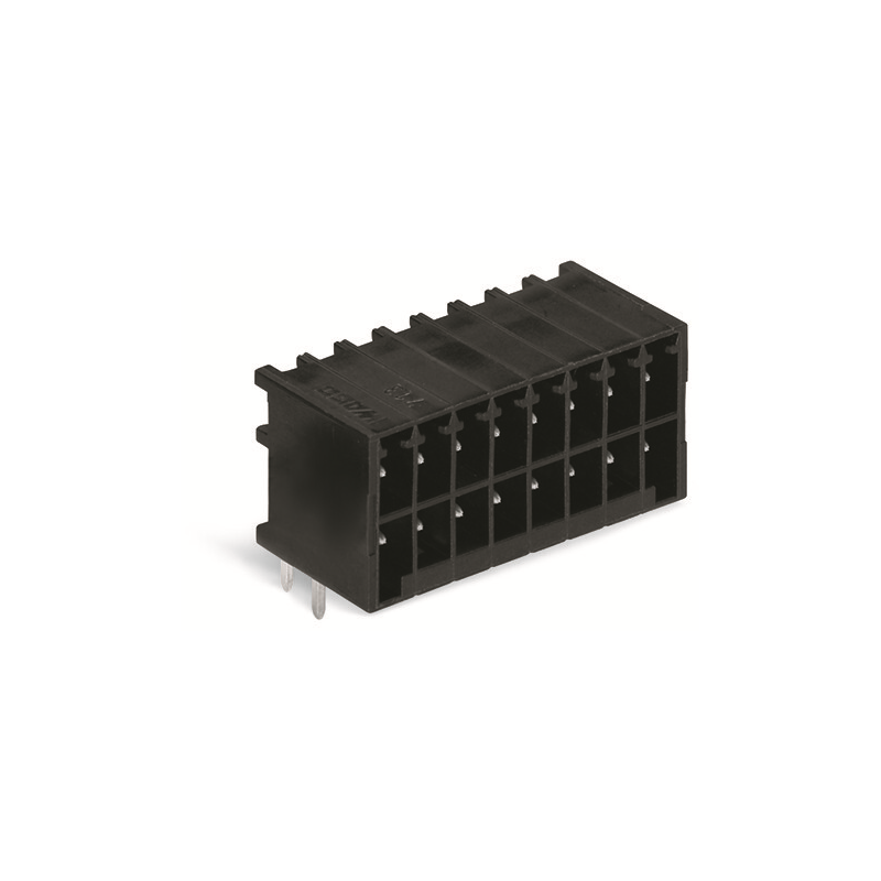 1 pcs : 713-1430 - THT MALE HEADER, 2-ROW 0.8 X 0.