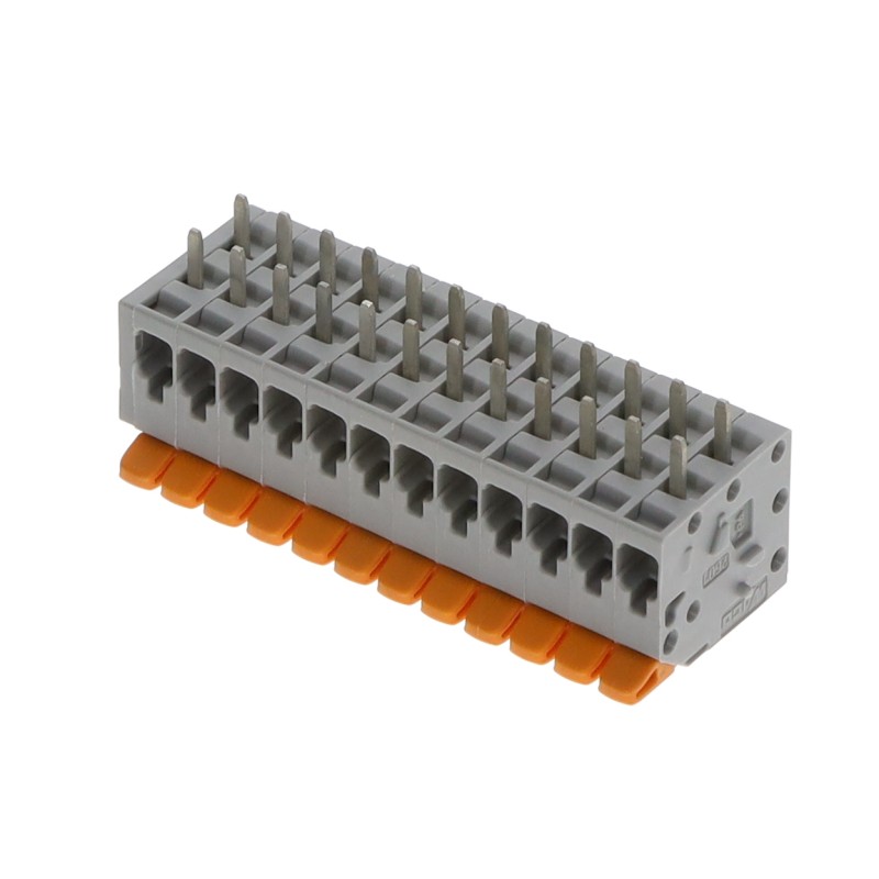 1 pcs : 2601-1112 - TERM BLK PCB LEVER 3.5MM 12POS