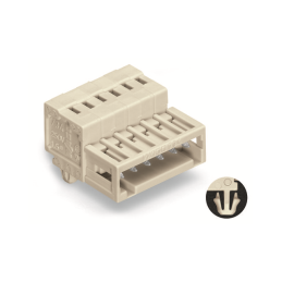 1 pcs : 734-306/018-000 - 1-CONDUCTOR MALE CONNECTOR 100%