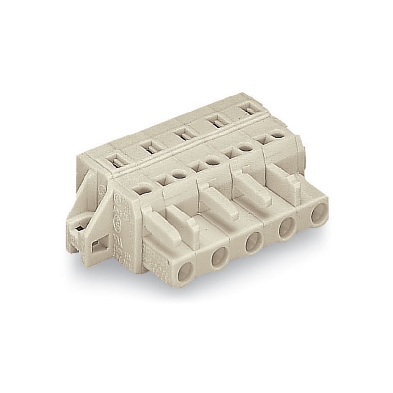 1 pcs : 721-206/031-000 - 1-CONDUCTOR FEMALE PLUG 100% PR