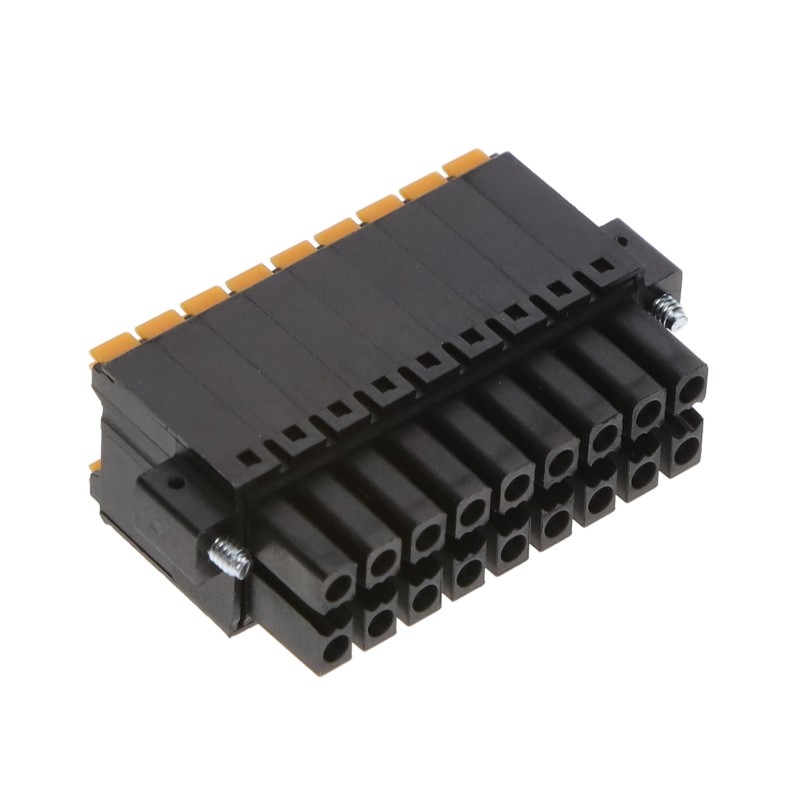 1 pcs : OSTNL181001 - 3.5MM 2 PC TERM BLOCK PLUG DUAL