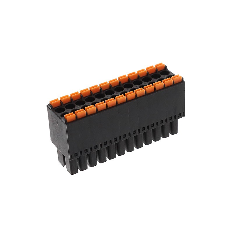 1 pcs : OSTNL241002 - 3.5MM 2 PC TERM BLOCK PLUG DUAL