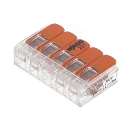 1 pcs : 221-415/996-010 - SPLICE LEVER 24-12AWG 5POS 10PC