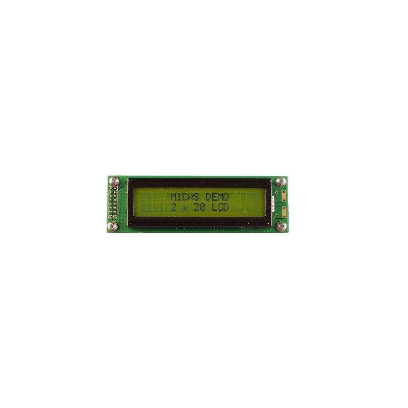 1 pcs - Midas MC22005A6W-SPTLY3.3-V2 LCD LCD Display, 2 Rows by 20 Characters