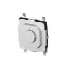 20 pcs - Black Round Button Tactile Switch, SPST 50 mA Surface Mount