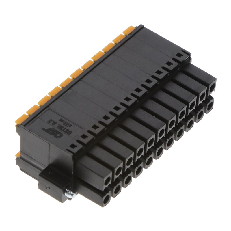 1 pcs : OSTNL221001 - 3.5MM 2 PC TERM BLOCK PLUG DUAL
