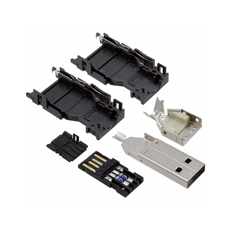 1 pcs : 1827525-1 - CONN PLUG TYPEA 4POS SOLDER