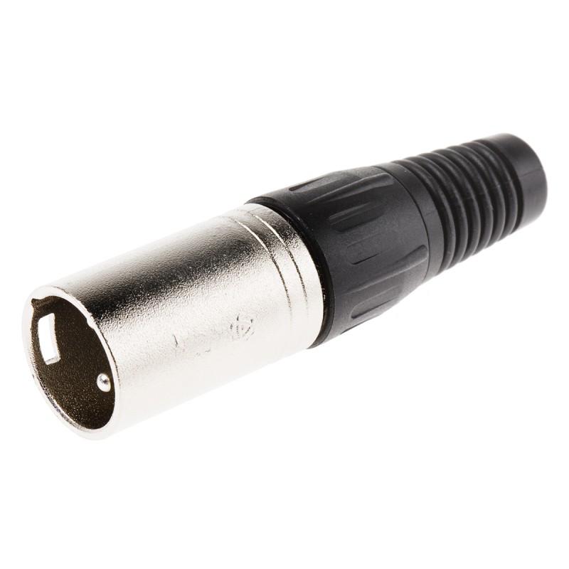 1 pcs - RS PRO Cable Mount XLR Connector, Male, 3 Way