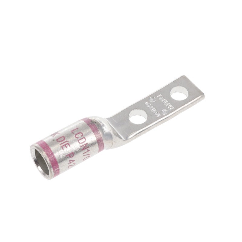 1 pcs : LCDN1/0-14A-X - CONN TERM RECT TONG 1/0 AWG 1/4