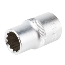 1 pcs - RS PRO 1/2 in Drive 13mm Standard Socket, 12 point