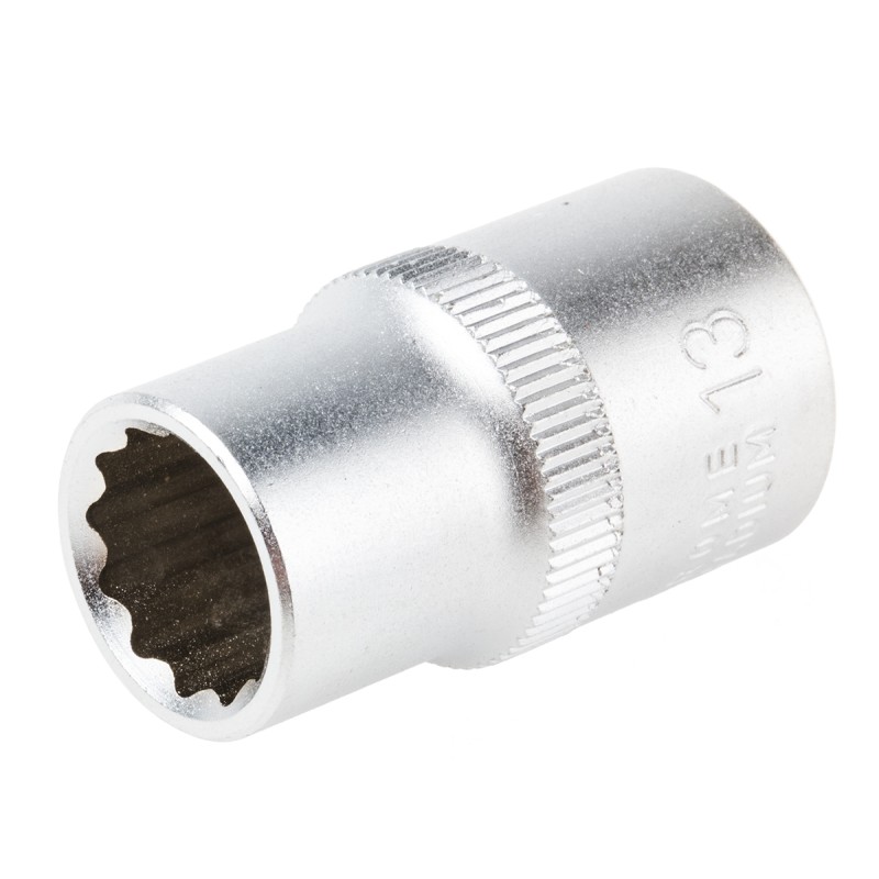 1 pcs - RS PRO 1/2 in Drive 13mm Standard Socket, 12 point
