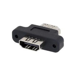 1 pcs : VHF00001 - HDMI F/F WITH SCRW PLATE