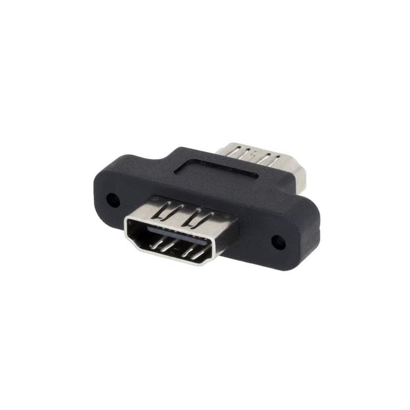 1 pcs : VHF00001 - HDMI F/F WITH SCRW PLATE