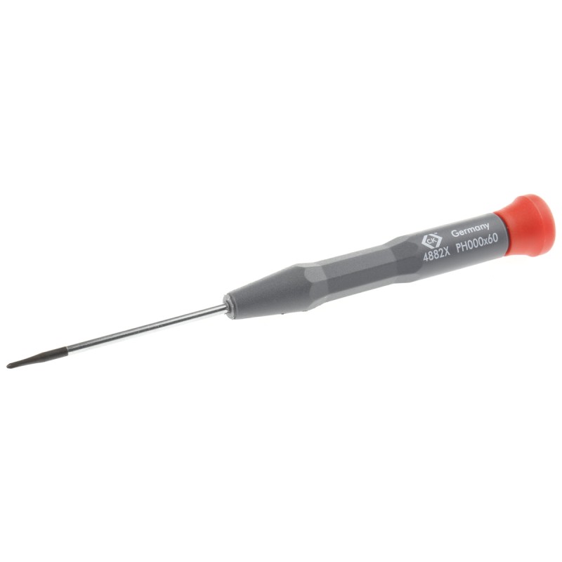 1 pcs - CK Phillips Precision Screwdriver, PH000 Tip, 60 mm Blade, 157 mm Overall