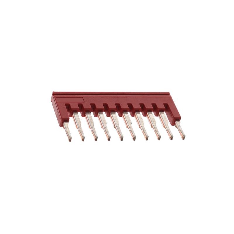 1 pcs : XW5S-P1.5-10RD - SHRT BAR 1.5MM 10 POLE RED