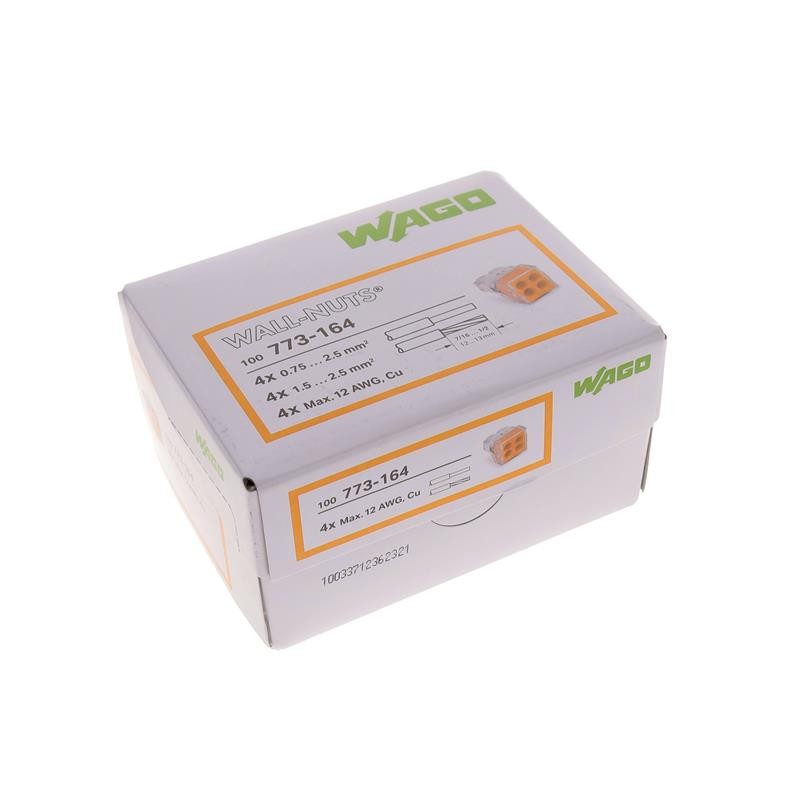 1 pcs : 773-164/K194-4045 - 4-CONDUCTOR, ORANGE - 100 PC BOX