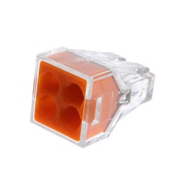 1 pcs : 773-164/K194-4045 - 4-CONDUCTOR, ORANGE - 100 PC BOX