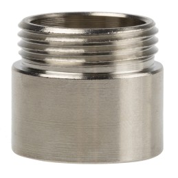 1 Pack of 5 - Lapp Cable Gland Adaptor, PG13.5 Exterior Thread, M20 Interior Thread, Nickel Plated Brass, SKINDICHT Series