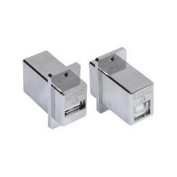 1 pcs : ECF504-UABS - USB A-B PANEL ADPT SHIELDED