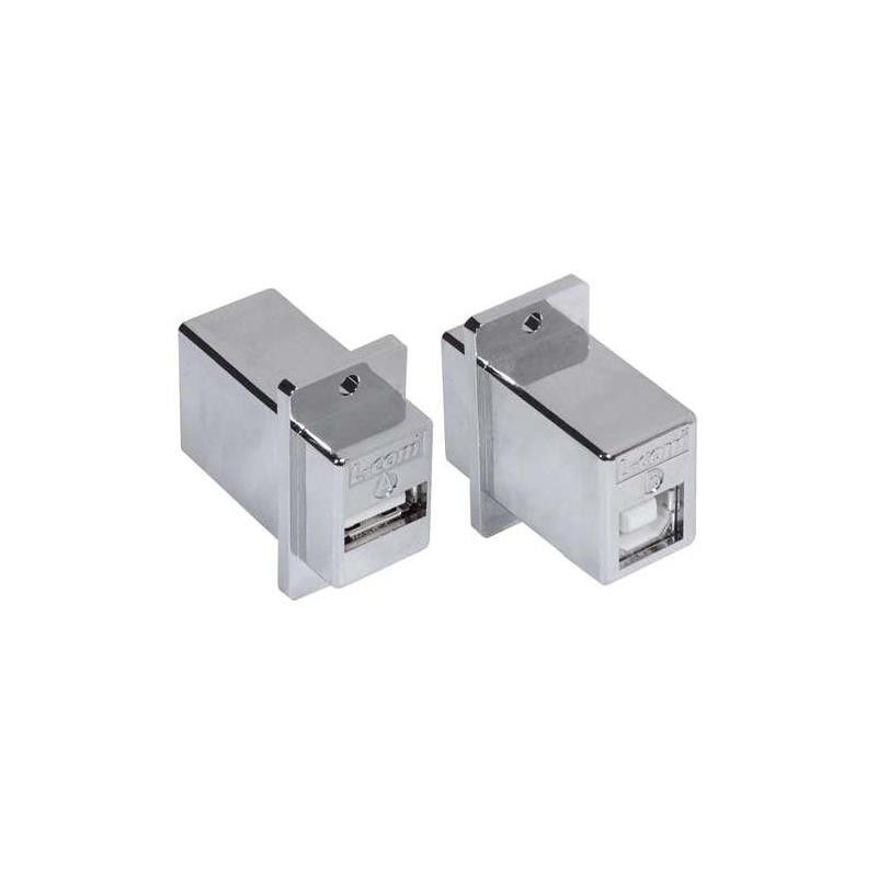 1 pcs : ECF504-UABS - USB A-B PANEL ADPT SHIELDED
