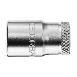 1 pcs - Gedore 1/4 in Drive 10mm Standard Socket, 6 point, 25 mm Overall Length