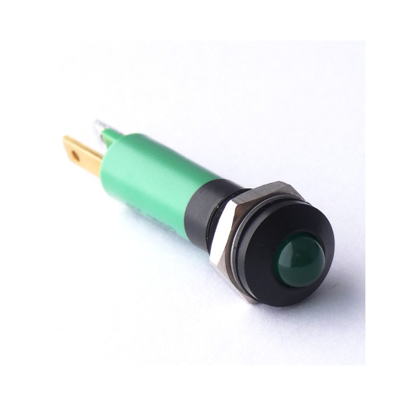 1 pcs - CML Innovative Technologies Panel Mount Indicator, 8mm Mounting Hole Size, Solder Tab Termination, IP67