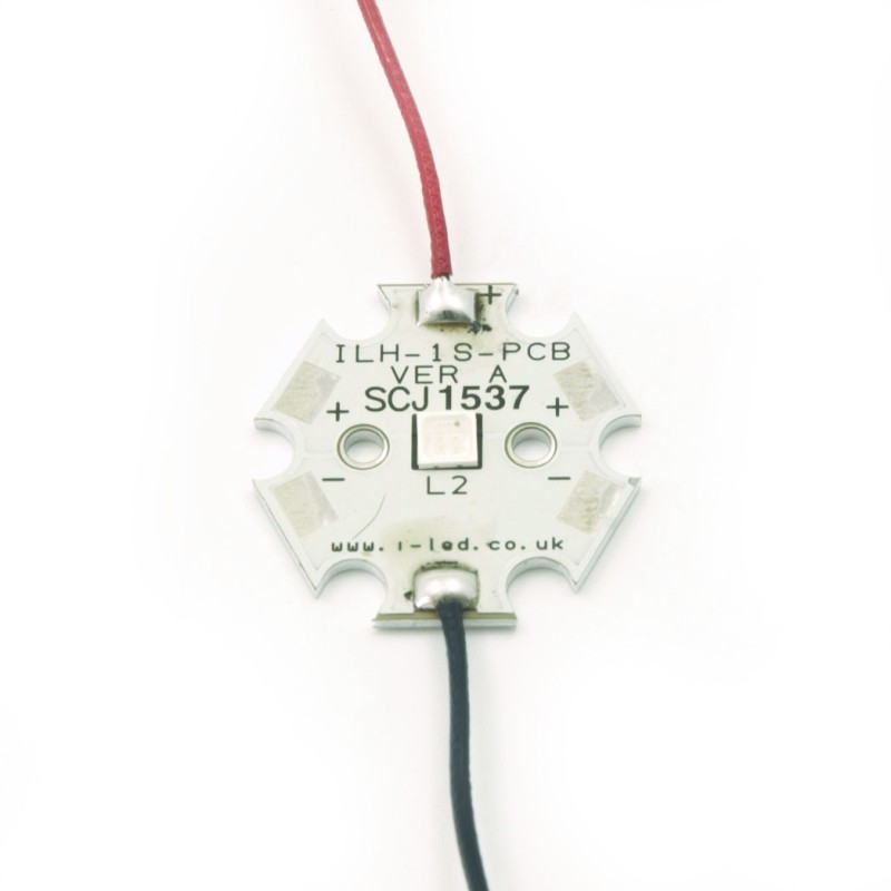 1 pcs - ILS ILH-OF01-NW90-SC221-WIR200., ILH-OF01-xxxx-SC221-WIR200 LED Array, 1 Neutral White LED (4000K)