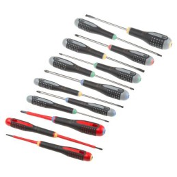 1 pcs - Bahco BE-9875 Phillips, Pozidriv, Slotted, Torx Screwdriver Set, 13-Piece