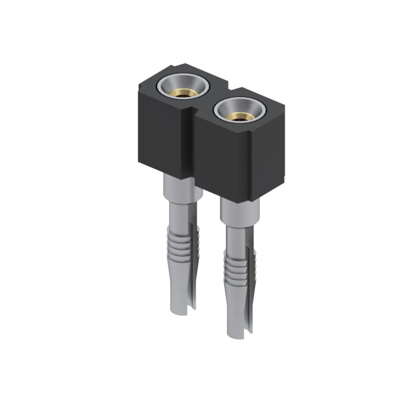 1 pcs : 346-93-102-41-013000 - CONN SOCKET SIP 2POS GOLD