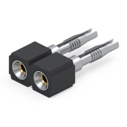 1 pcs : 346-43-102-41-013000 - CONN SOCKET SIP 2POS GOLD