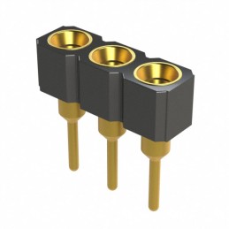 1 pcs : XR2C-0311-N - CONN SOCKET SIP 3POS GOLD