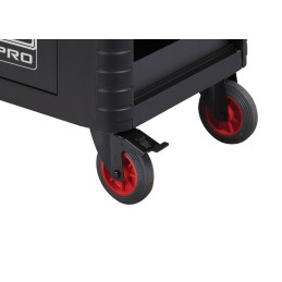 1 pcs - RS PRO 7 drawer Steel Wheeled Tool Chest, 1018mm x 458mm x 746mm