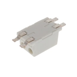 1 pcs : 2834334-2 - 4.0PITCH W/CAP ITB_2P_WHITE