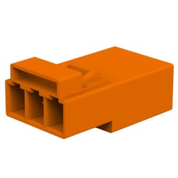 1 pcs : 2834055-3 - REC, 3P LATCHED POKE-IN WTW CONN